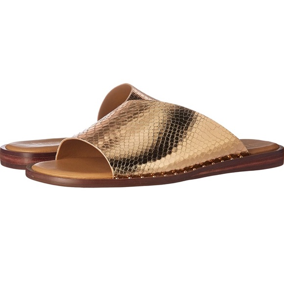 Franco sarto rye slide flat sandals Clearance